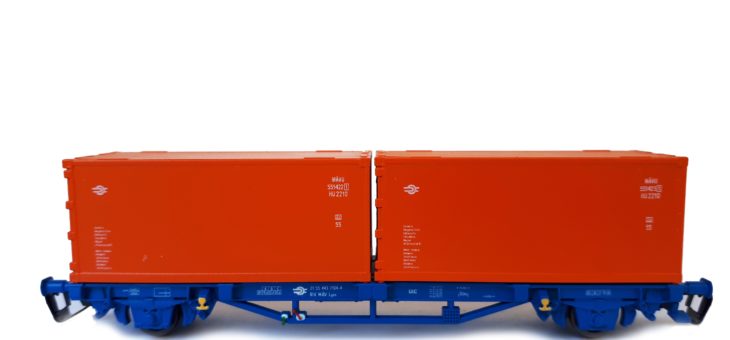 MÁV container cars in TT scale!