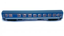 H0 MÁV four-axle couchette car, blue-grey