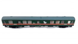 H0 MÁV modern four-axle railway mail wagon